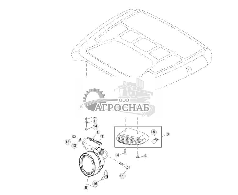 ПРЕДУПРЕДИТЕЛЬНАЯ СИГНАЛИЗАЦИЯ (КРЫША КАБИНЫ) - ST305115 241.jpg